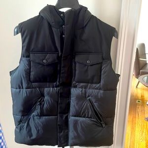 Massimo Dutti Men L hooded puffer vest